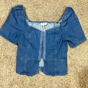 New Denim Crop Top